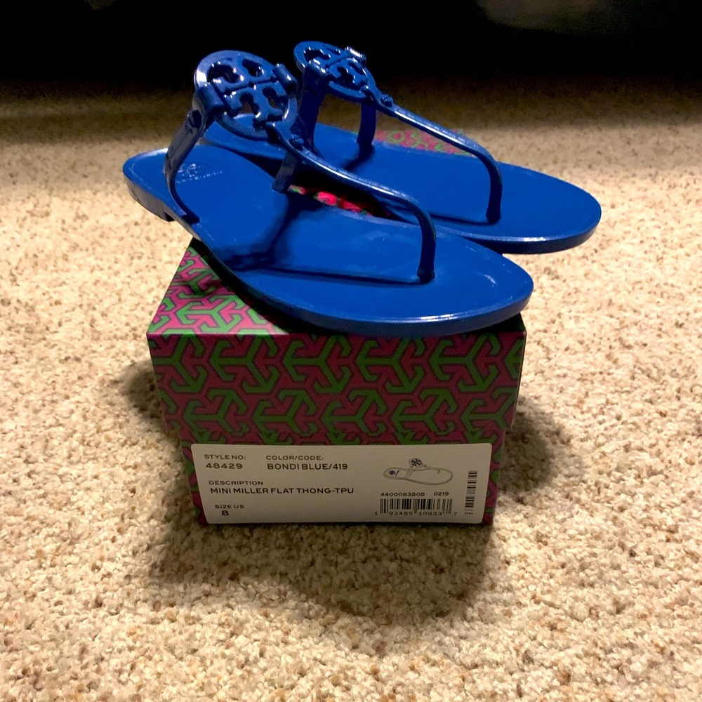 Tory Burch Miller patent thong sandal